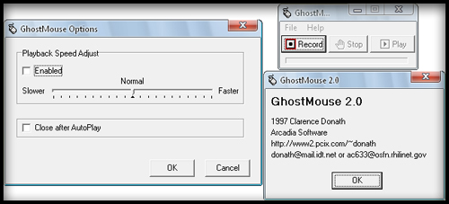 Ghost Mouse [2.0] - Программа для повтора действий пользователя.
