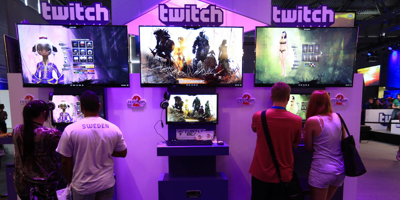 Работа анти-баннера от Twitch.